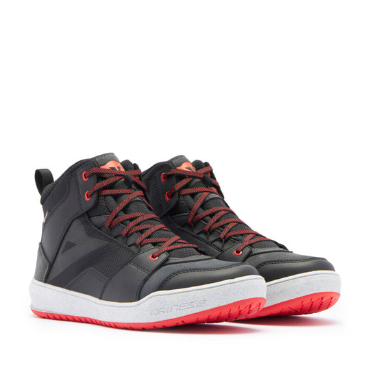 Dainese Suburb D-WP Shoes Black/White/Red Lava Size - 40