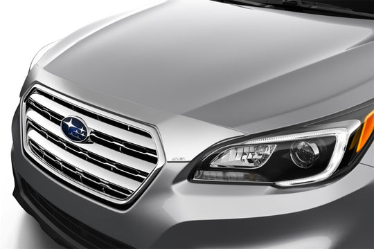 AVS 15-17 Subaru Outback Aeroskin Low Profile Hood Shield - Chrome