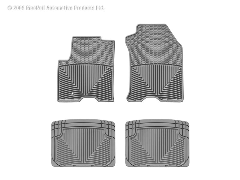 WT Rubber Mats - Rear - Grey