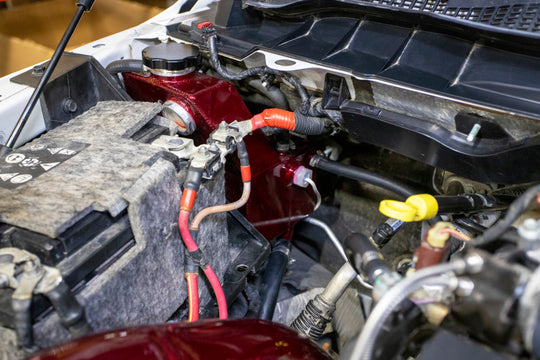 Wehrli 13-18 Dodge 6.7L Cummins OEM Placement Coolant Tank Kit - Candy Red
