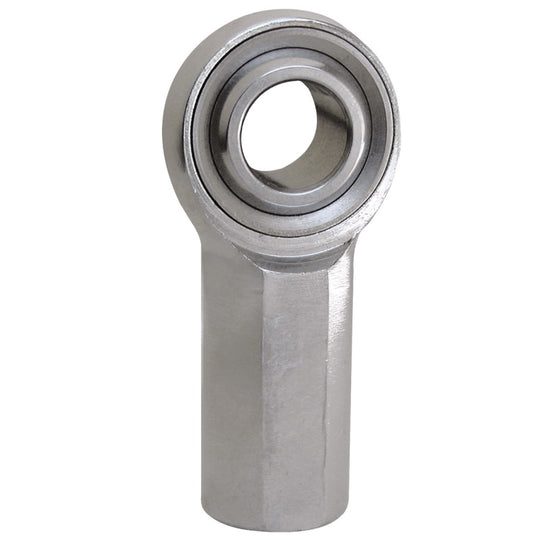 QA1 K Series 3-Pc Rod End - Female/Right Hand - .375in Bore x 3/8-24 - Carbon Steel w/PTFE