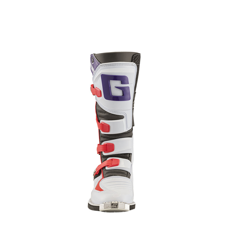 Gaerne GXJ Boot White/Red/Purple Size Youth - 4