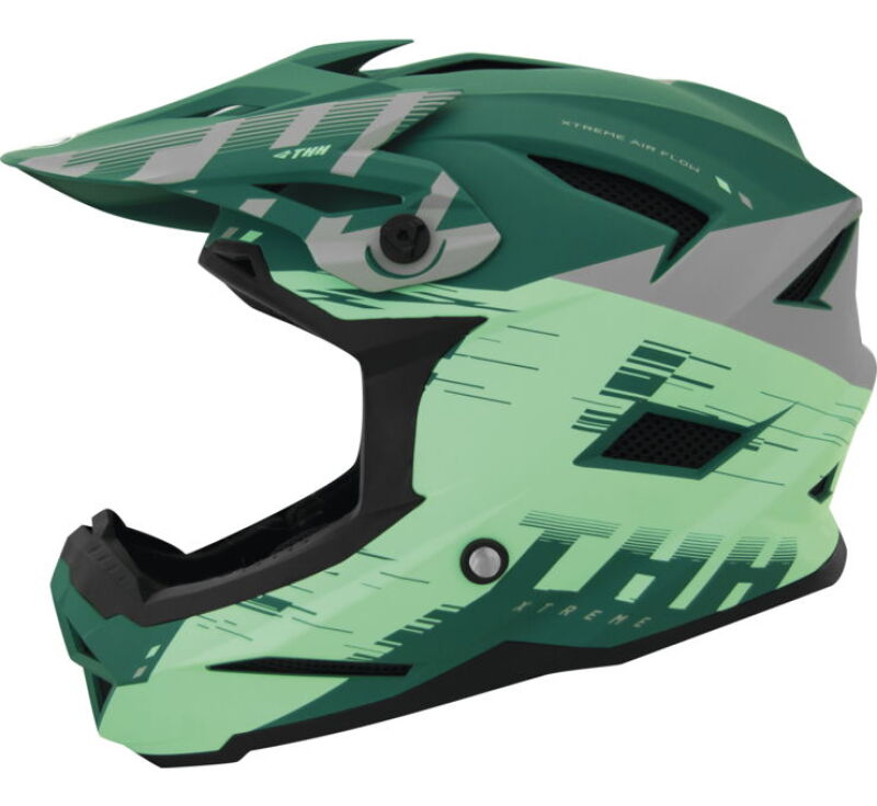 THH Helmets T-42 BMX Xtreme  Turquoise/Green - Large