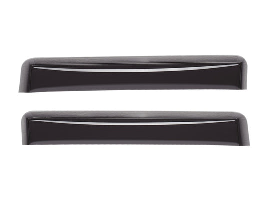 WeatherTech 17-24 Chrysler Pacifica (Incl. Hybrid) Rear Side Window Deflectors - Dark Tint