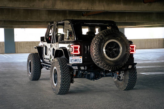 DV8 Offroad 18-23 Jeep Wrangler JL Slim Fender Flares