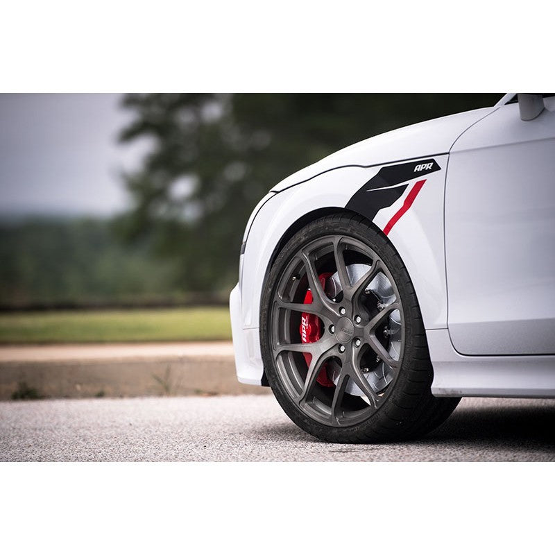APR Sideburn Sticker-Black/Red