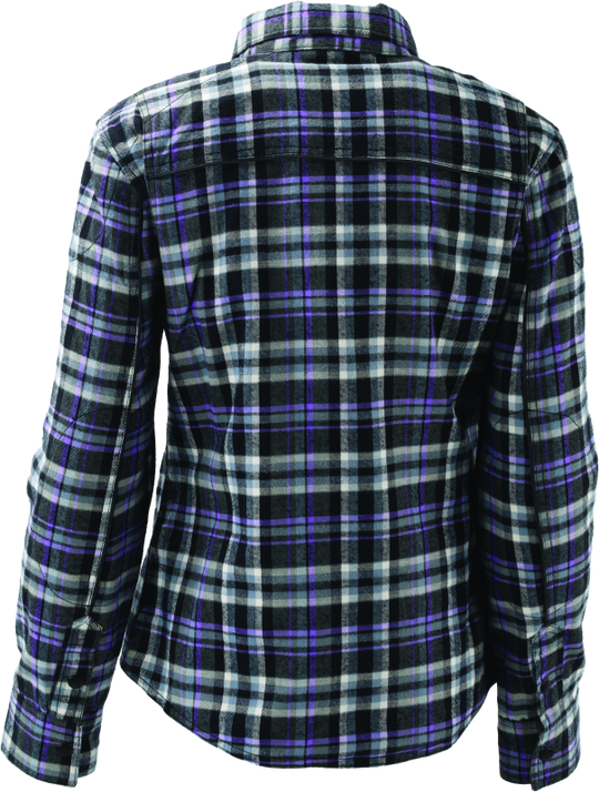 River Road Cameo Flannel Moto Shirt Womens - Small