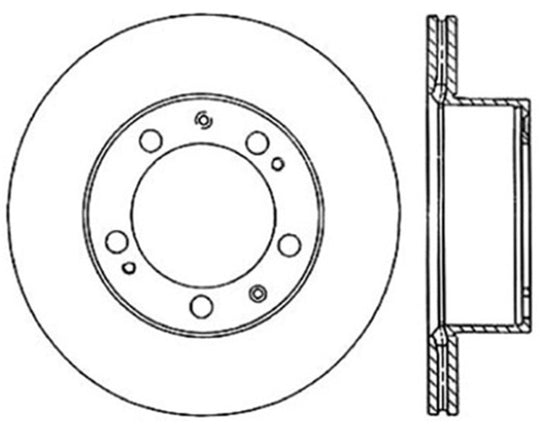 Stoptech 89-94 Porsche 911 Cryostop Premium High Carbon Rotor - Front