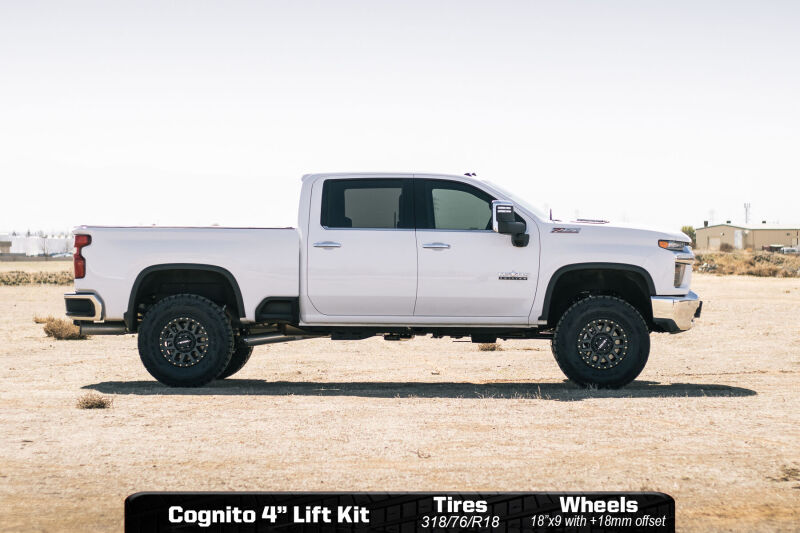 Cognito 20-24 Chevy/GMC Silv/Sierra 2500/3500 HD 2WD/4WD 4in Elite Lift Kit w/ Elka 2.5 RR Shocks