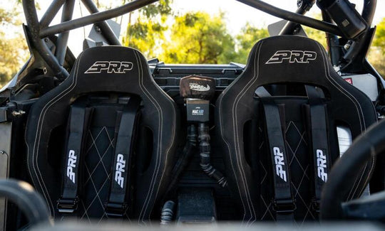 PRP Contour Suspension Seat - Black &amp; Red