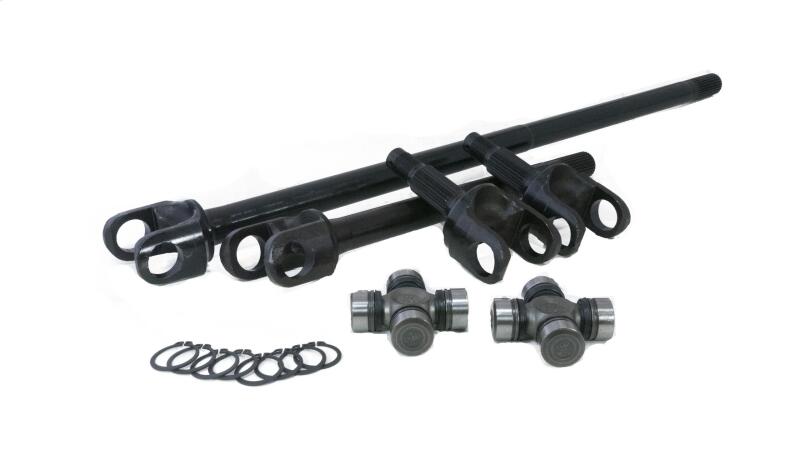 Revolution Gear &amp; Axle Jeep TJ/YJ/XJ Dana 30 w/30 Spline Chromoly Discovery Series Front Axle Kit