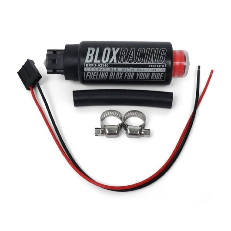 BLOX Racing 320LPH Fuel Pump E85 Compatible w/ Center Inlet