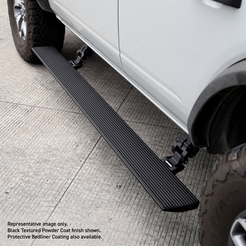 Go Rhino 19-23 Ram 1500 Quad Cab 4dr E-BOARD E1 Electric Running Board Kit - Bedliner Coating