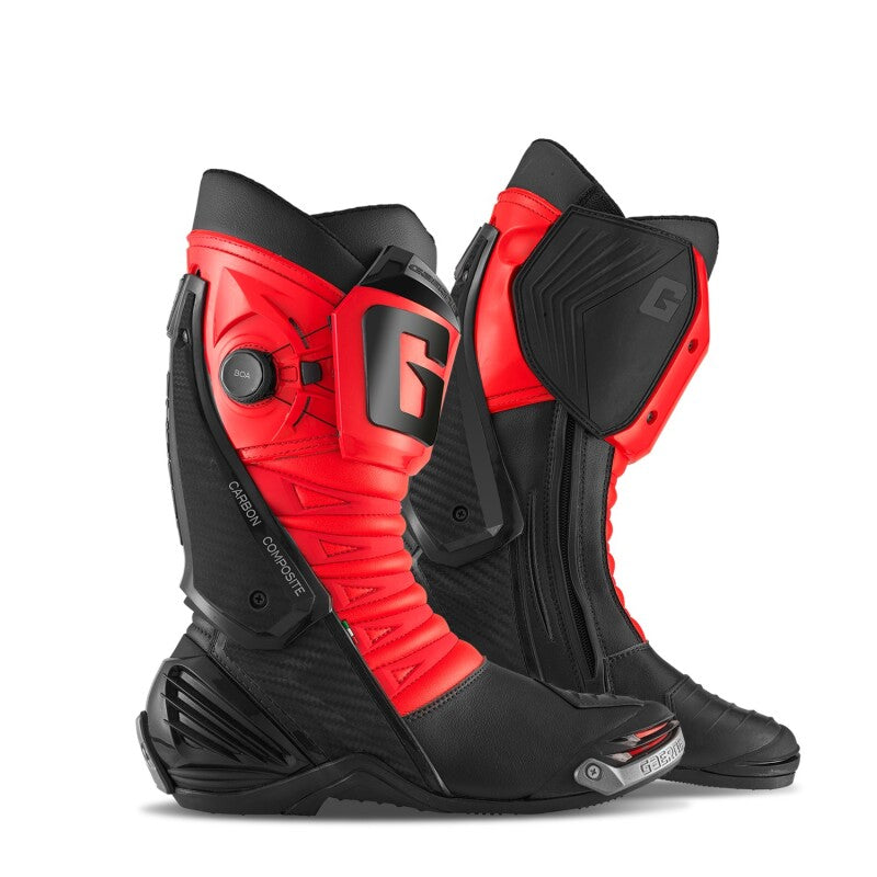 Gaerne GP1 LS Boot Black/Fluorescent Red Size - 10