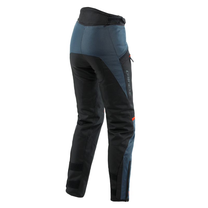 Dainese Tempest 3 Lady D-Dry Pants Ebony/Black/Lava-Red Size - 40