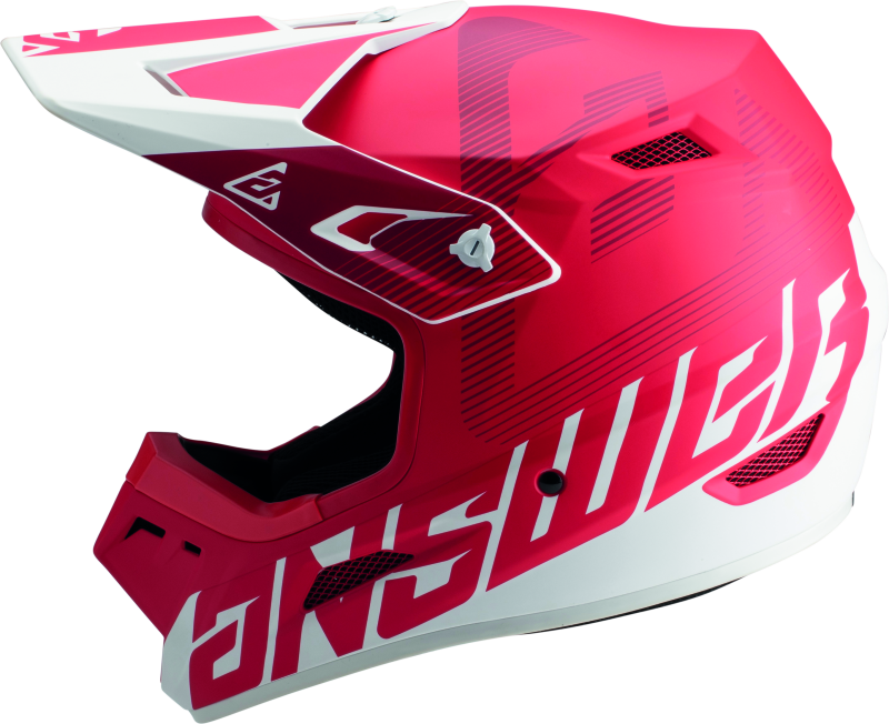 Answer AR1 V2 Bold Helmet Red/White Youth - Small