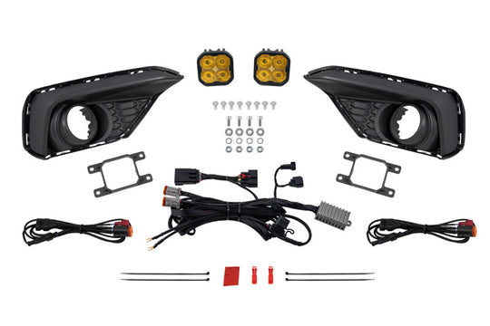 Diode Dynamics 2026 Ford Mustang EcoBoost SS3 Add-On Fog Lamp Kit  Yellow Sport