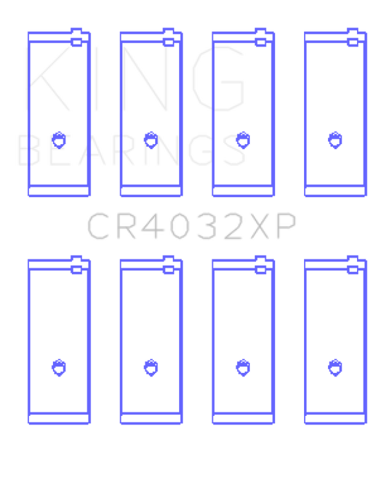 King Engine Bearings Toyota 4Age/4Agze/16V 1.6L (Size +0.50mm) Connecting Rod Bearing Set