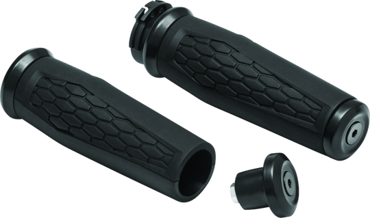 Kuryakyn Hex Grips Dual Cable Black