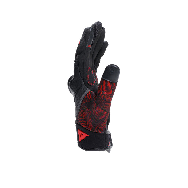 Dainese Ermex Gloves Black/Red-Lava - Large