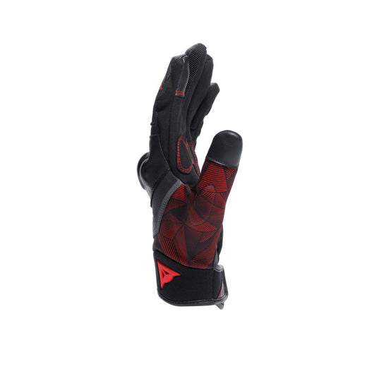 Dainese Ermex Gloves Black/Red-Lava - Small