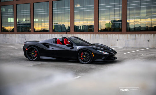 Vossen x Novitec NF10 22x12in - 5x114.3 BP - ET33 - Gloss Black Ferrari 488 / F8 Rear Wheel