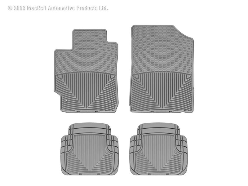 WT Rubber Mats - Rear - Grey