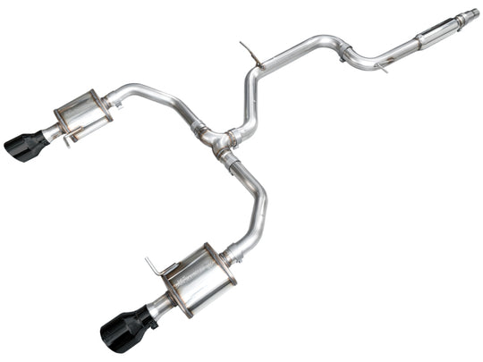 AWE Tuning 22-25 Volkswagen Jetta GLI Touring Edition Exhaust - Diamond Black Tips