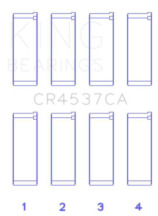 King Engine Bearings Mini Cooper W10B16A (Size +0.25mm) Connecting Rod Bearing Set