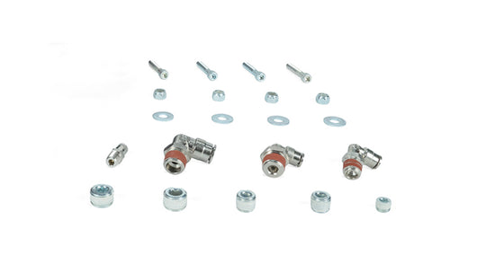 Air Lift 28in FLO Tank w/ Viair 444c Black Compressor (Incl. Fittings &amp; Tank Mounting Hardware)
