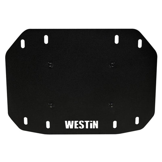 Westin 18-25 Wrangler JL Spare Tire Delete Plate - Tex. Blk