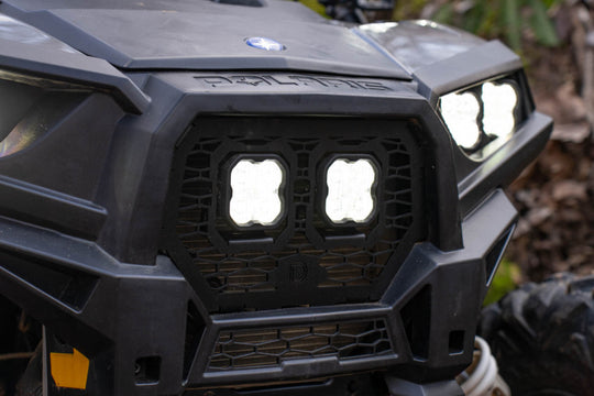 Diode Dynamics 14-18 Polaris RZR XP Stage Series LED Grille Kit - Pro Yellow Combo