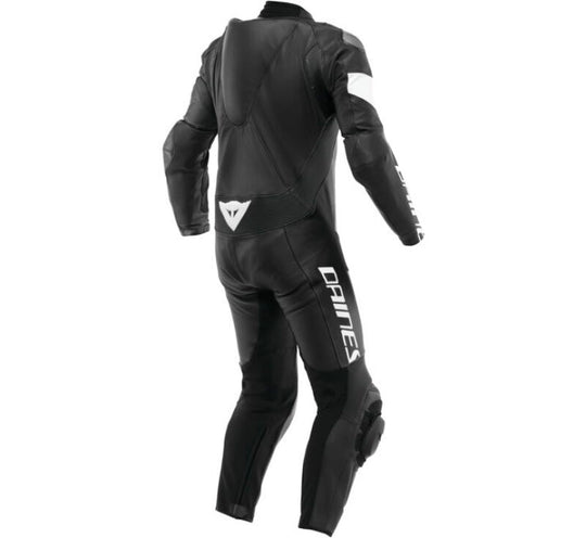 Dainese Tosa 1PC Leather Suit Perforated Black/Black/White Size - 60