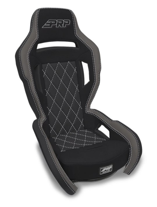 PRP Contour Suspension Seat - Black &amp; Gray