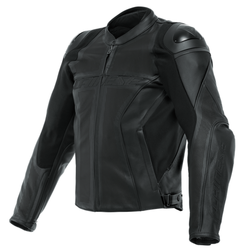 Dainese Racing 4 Leather Jacket Perforated Black/Black/Black Size - 52