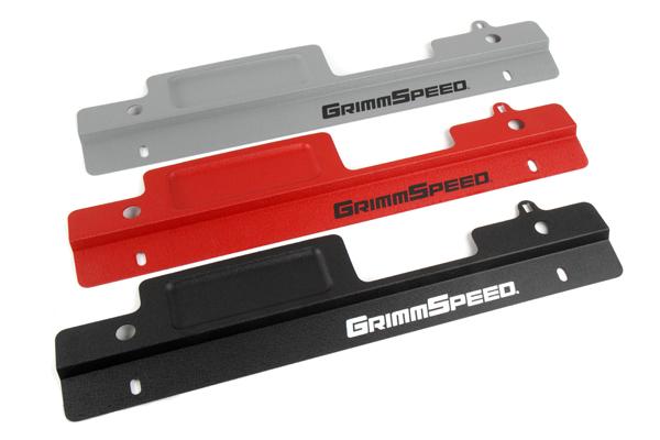 GrimmSpeed 02-07 Subaru Impreza/WRX / 04-07 STI Radiator Shroud w/Tool Tray - Black