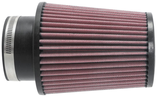 K&amp;N Universal Clamp-On Air Filter 3in FLG 5in B 4in T 6in H