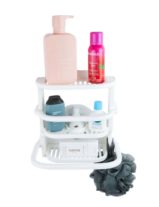 SeaSucker Shower Caddy - White