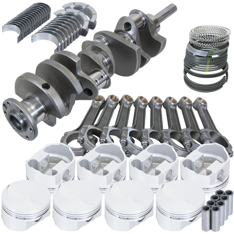 Eagle Ford 429/460 4.140in Crank 6.800in I-Beam Rods -3cc Flat Top 4.390in Pistons Rotating Assembly
