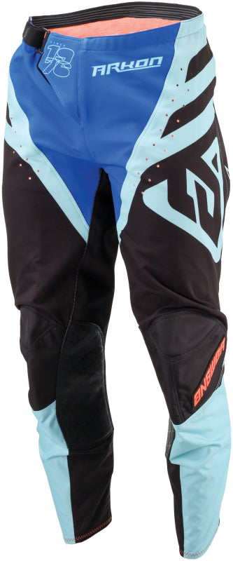 Answer 25 Arkon Nitrus Pants Blue/Black/Hyper Orange Youth Size - 18