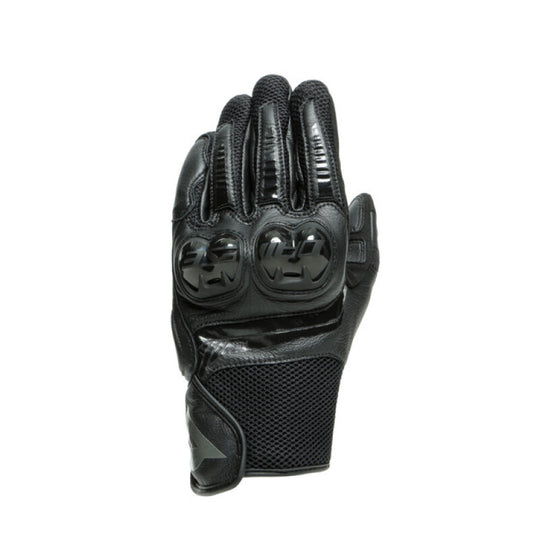 Dainese Mig 3 Unisex Leather Gloves Black/Black - Large