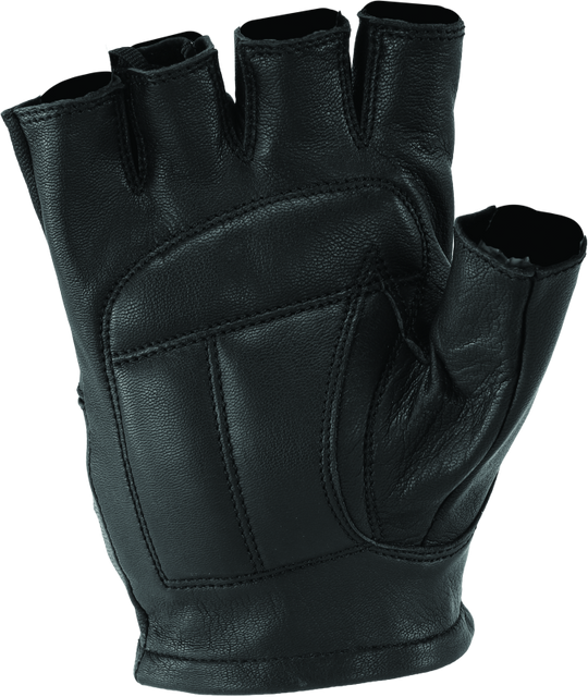 Kuryakyn Leather By River Road Diamond Shorty Gloves Black Womens - Small