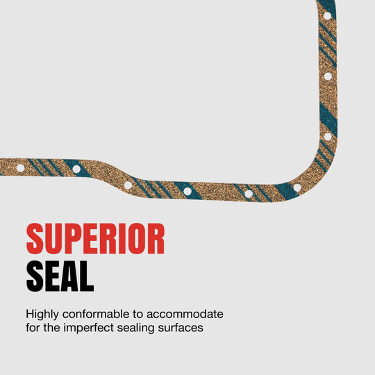 Fel-Pro Ford F-250 Super Duty OS 30774 R Engine Oil Pan Gasket Set PermaDry Molded Rubber
