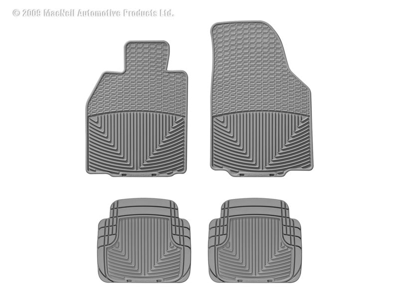 WT Rubber Mats - Rear - Grey