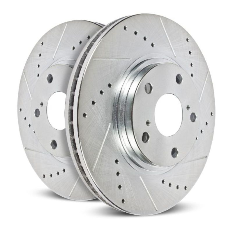 Power Stop 15-20 Dodge Charger Front Left Evolution Drilled &amp; Slotted Rotor