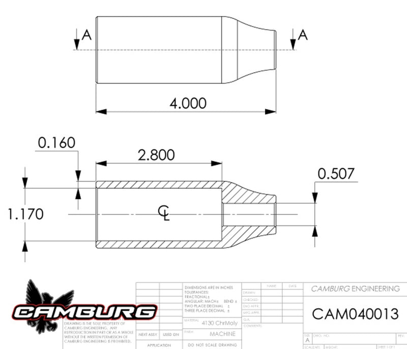 Camburg 1.50in. 4130 Billet Shock Mounts (pair)