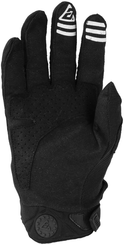 Answer 25 Peak Gloves Black/White Youth - XL