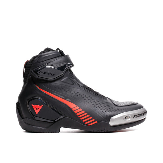 Dainese Superya Shoes Black/Red Fluorescent Size - 43