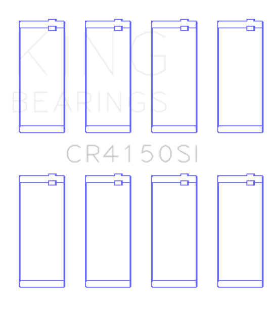 King Engine Bearings Ford ZETec 1.6/1.8/2.0 (Size +0.25mm) Connecting Rod Bearing Set