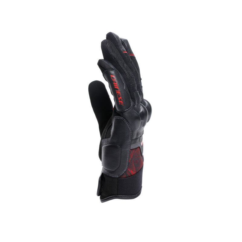 Dainese Ermex Gloves Black/Red-Lava - Large